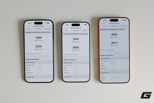 Test hiệu năng iPhone 17 series và iPhone Air: Cái kết bất ngờ!- Ảnh 2. Test hiệu năng iPhone 17 series và iPhone Air: Cái kết bất ngờ!- Ảnh 2.