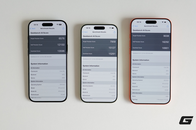 Test hiệu năng iPhone 17 series và iPhone Air: Cái kết bất ngờ!- Ảnh 6. Test hiệu năng iPhone 17 series và iPhone Air: Cái kết bất ngờ!- Ảnh 6.